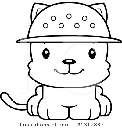 Royalty-Free (RF) Cat Clipart Illustration by Cory Thoman - Stock Sample #1317887