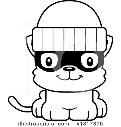 Royalty-Free (RF) Cat Clipart Illustration by Cory Thoman - Stock Sample #1317890