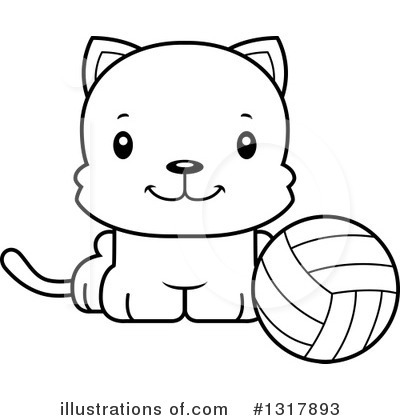 Royalty-Free (RF) Cat Clipart Illustration by Cory Thoman - Stock Sample #1317893