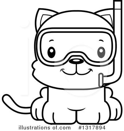 Royalty-Free (RF) Cat Clipart Illustration by Cory Thoman - Stock Sample #1317894