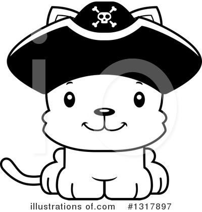 Royalty-Free (RF) Cat Clipart Illustration by Cory Thoman - Stock Sample #1317897