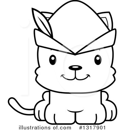 Royalty-Free (RF) Cat Clipart Illustration by Cory Thoman - Stock Sample #1317901
