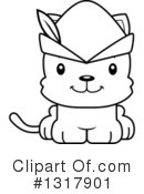 Cat Clipart #1317901 by Cory Thoman