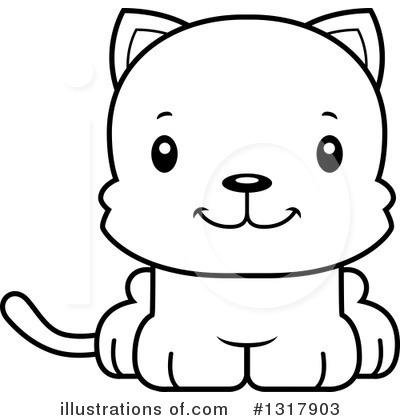 Royalty-Free (RF) Cat Clipart Illustration by Cory Thoman - Stock Sample #1317903