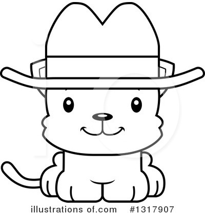 Royalty-Free (RF) Cat Clipart Illustration by Cory Thoman - Stock Sample #1317907