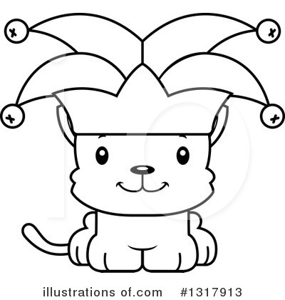 Royalty-Free (RF) Cat Clipart Illustration by Cory Thoman - Stock Sample #1317913
