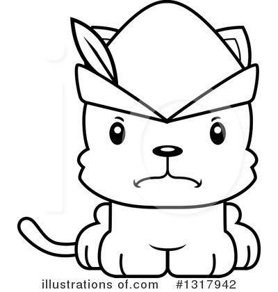 Royalty-Free (RF) Cat Clipart Illustration by Cory Thoman - Stock Sample #1317942