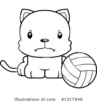 Royalty-Free (RF) Cat Clipart Illustration by Cory Thoman - Stock Sample #1317949
