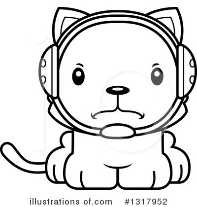 Royalty-Free (RF) Cat Clipart Illustration by Cory Thoman - Stock Sample #1317952