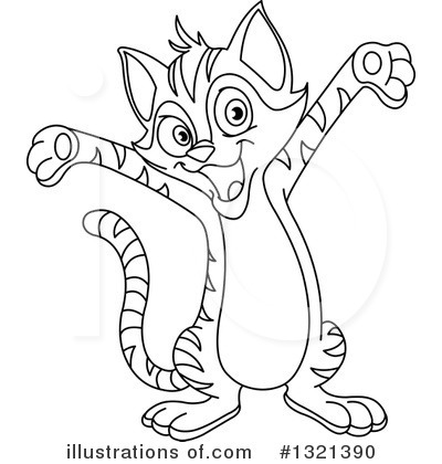 Royalty-Free (RF) Cat Clipart Illustration by yayayoyo - Stock Sample #1321390