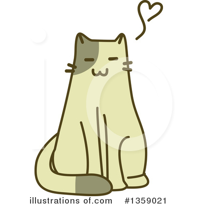 Royalty-Free (RF) Cat Clipart Illustration by BNP Design Studio - Stock Sample #1359021