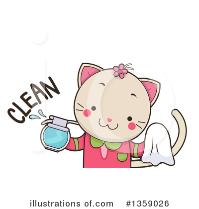 Royalty-Free (RF) Cat Clipart Illustration by BNP Design Studio - Stock Sample #1359026