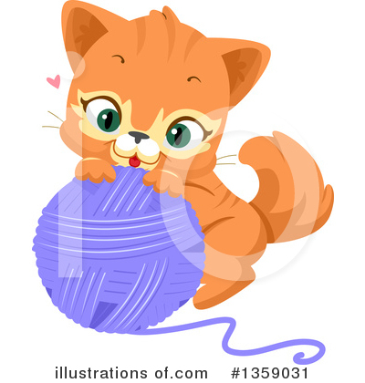 Royalty-Free (RF) Cat Clipart Illustration by BNP Design Studio - Stock Sample #1359031