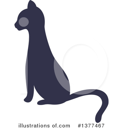 Cat Clipart #1377467 by Cherie Reve