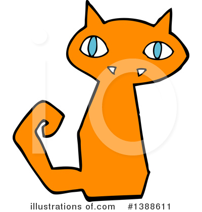 Royalty-Free (RF) Cat Clipart Illustration by lineartestpilot - Stock Sample #1388611