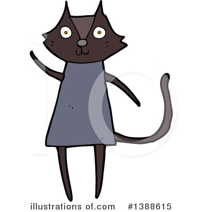 Royalty-Free (RF) Cat Clipart Illustration by lineartestpilot - Stock Sample #1388615