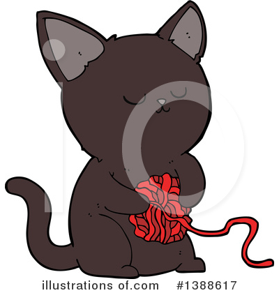 Royalty-Free (RF) Cat Clipart Illustration by lineartestpilot - Stock Sample #1388617
