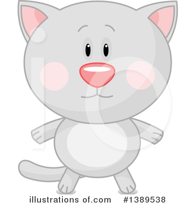 Royalty-Free (RF) Cat Clipart Illustration by Pushkin - Stock Sample #1389538