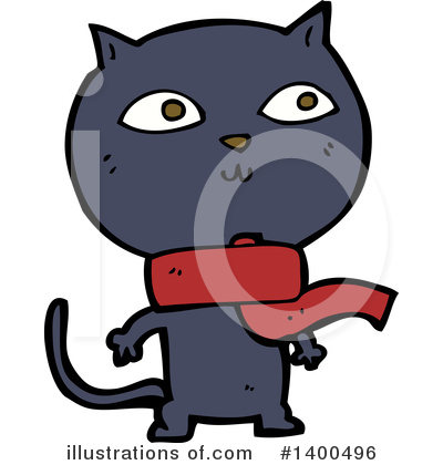 Black Cat Clipart #1400496 by lineartestpilot