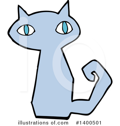 Royalty-Free (RF) Cat Clipart Illustration by lineartestpilot - Stock Sample #1400501