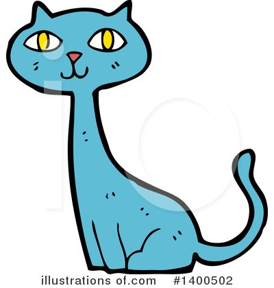 Royalty-Free (RF) Cat Clipart Illustration by lineartestpilot - Stock Sample #1400502