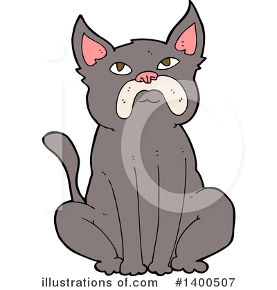 Royalty-Free (RF) Cat Clipart Illustration by lineartestpilot - Stock Sample #1400507