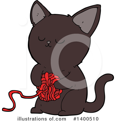 Royalty-Free (RF) Cat Clipart Illustration by lineartestpilot - Stock Sample #1400510