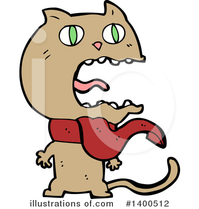 Royalty-Free (RF) Cat Clipart Illustration by lineartestpilot - Stock Sample #1400512