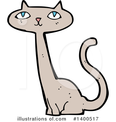 Royalty-Free (RF) Cat Clipart Illustration by lineartestpilot - Stock Sample #1400517