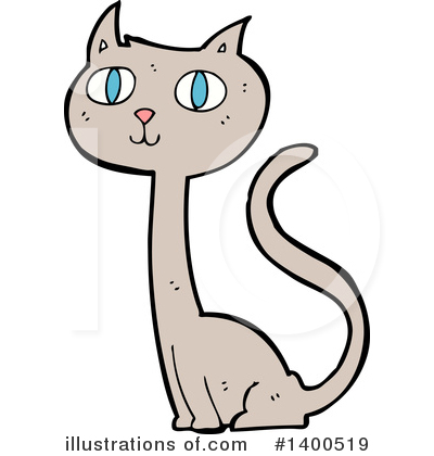 Royalty-Free (RF) Cat Clipart Illustration by lineartestpilot - Stock Sample #1400519