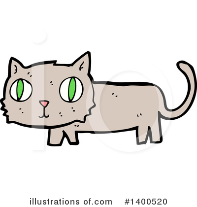 Royalty-Free (RF) Cat Clipart Illustration by lineartestpilot - Stock Sample #1400520