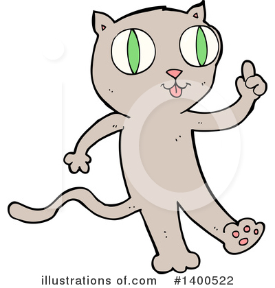 Royalty-Free (RF) Cat Clipart Illustration by lineartestpilot - Stock Sample #1400522