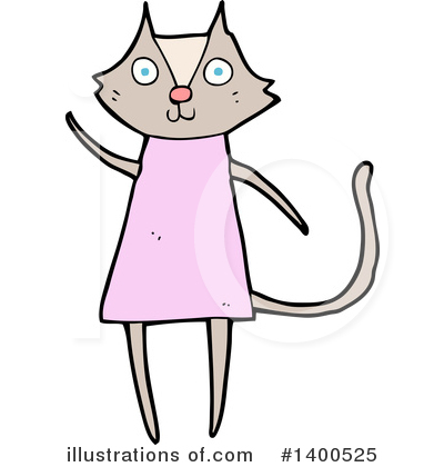 Royalty-Free (RF) Cat Clipart Illustration by lineartestpilot - Stock Sample #1400525