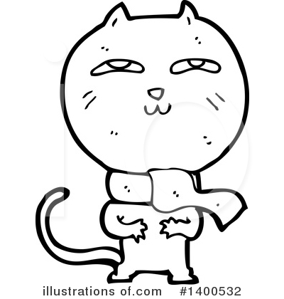 Royalty-Free (RF) Cat Clipart Illustration by lineartestpilot - Stock Sample #1400532