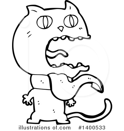 Royalty-Free (RF) Cat Clipart Illustration by lineartestpilot - Stock Sample #1400533