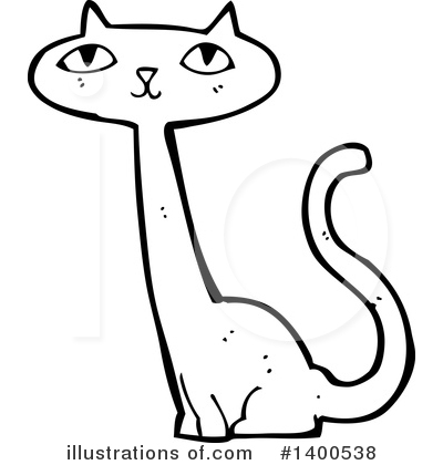 Royalty-Free (RF) Cat Clipart Illustration by lineartestpilot - Stock Sample #1400538