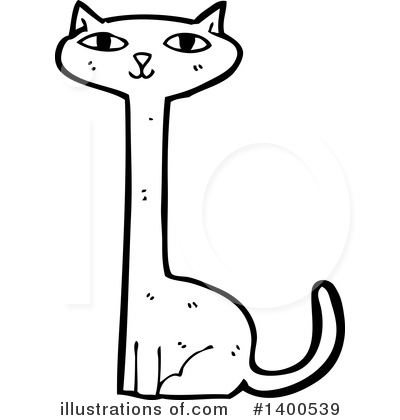 Royalty-Free (RF) Cat Clipart Illustration by lineartestpilot - Stock Sample #1400539