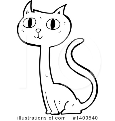 Royalty-Free (RF) Cat Clipart Illustration by lineartestpilot - Stock Sample #1400540