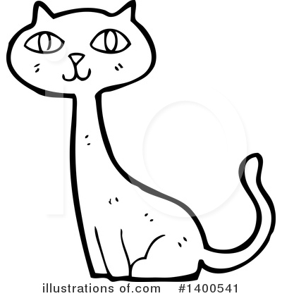 Royalty-Free (RF) Cat Clipart Illustration by lineartestpilot - Stock Sample #1400541