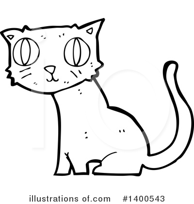 Royalty-Free (RF) Cat Clipart Illustration by lineartestpilot - Stock Sample #1400543