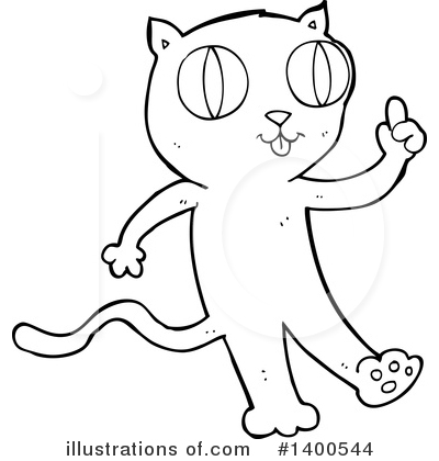 Royalty-Free (RF) Cat Clipart Illustration by lineartestpilot - Stock Sample #1400544