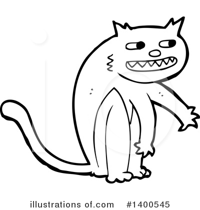 Royalty-Free (RF) Cat Clipart Illustration by lineartestpilot - Stock Sample #1400545