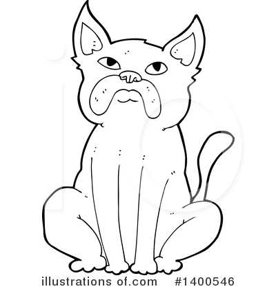 Royalty-Free (RF) Cat Clipart Illustration by lineartestpilot - Stock Sample #1400546