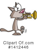 Cat Clipart #1412446 by toonaday