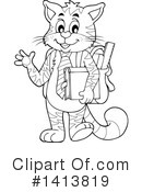 Cat Clipart #1413819 by visekart