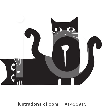 Royalty-Free (RF) Cat Clipart Illustration by xunantunich - Stock Sample #1433913
