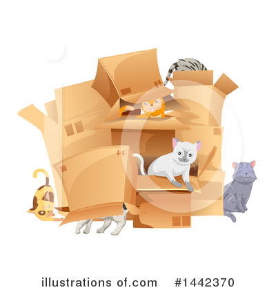Royalty-Free (RF) Cat Clipart Illustration by BNP Design Studio - Stock Sample #1442370