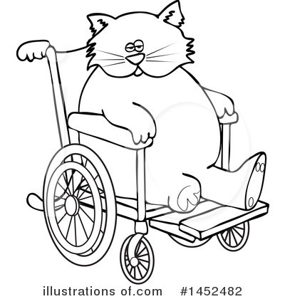 Royalty-Free (RF) Cat Clipart Illustration by djart - Stock Sample #1452482