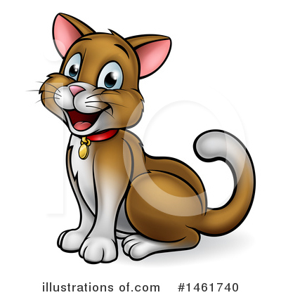 Royalty-Free (RF) Cat Clipart Illustration by AtStockIllustration - Stock Sample #1461740
