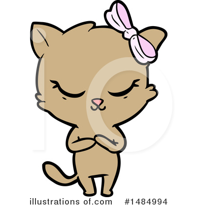 Royalty-Free (RF) Cat Clipart Illustration by lineartestpilot - Stock Sample #1484994